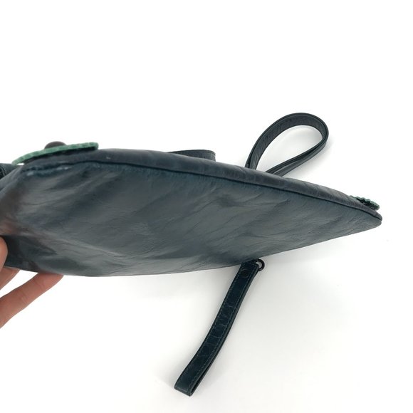 Danier Teal Crossbody Bag - Picture 12 of 15